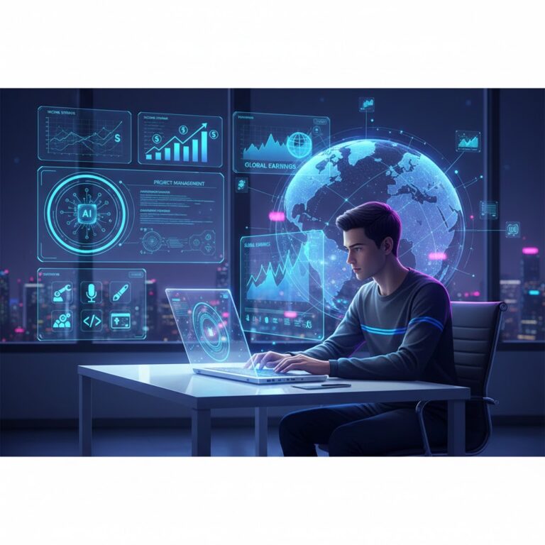 AI powered side hustles in 2030 future digital workspace