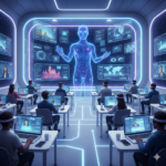 future online education and AI learning concept 2030